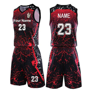 2025 personnalisé 100% Polyester basket-ball maillot uniforme ensemble qualité supérieure respirant et imprimé direct usine en gros - Product Image 3