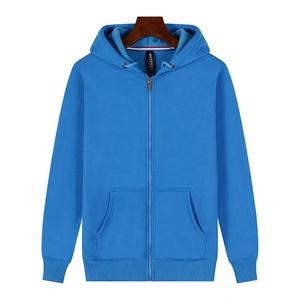 Sudadera con capucha con cremallera completa en blanco con logotipo gráfico personalizado profesional de tendencia de Venta caliente para hombres Envío DDP - Product Image 5