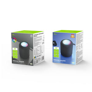 Digitalome SPA-113 5W <b>Portable</b> for Bluetooth <b>Speaker</b> Black <b>with</b> RGB LED Lighting and Battery Operated <b>Microphone</b> for Home Use - Product Image 3