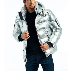 Nuevo diseño de invierno cálido al aire libre para hombres chaqueta acolchada de gran tamaño más vendidos chaquetas acolchadas de gran tamaño con cuello levantado - Product Image 5