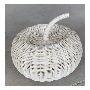Adorno de Navidad de inspiración vintage para decoración del hogar hecho de bola de ratán de fibra Natural duradera Bola de ratán tejida a mano única - Product Image 4