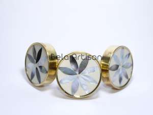 Tirador de latón macizo para armario americano, cajón, moderno, minimalista, ecológico, duradero, de un solo orificio - Product Image 3