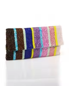 กระเป๋าปักลายสไตล์วินเทจสำหรับผู้หญิงและเด็กผู้หญิงทำด้วยมืองานฝีมือแนว MD - Product Image 4