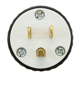 NEMA 5-15P E321967ปลั๊กใบมีดตรง - Product Image 4