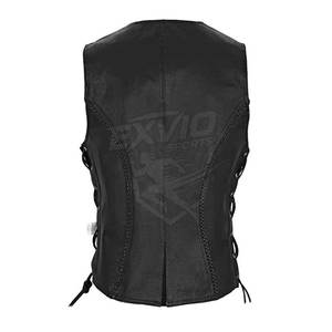 Chaleco de Cuero para Mujer, Nuevo Diseño de Moda Personalizado, Chaleco de Cuero Transpirable de la Mejor Calidad - Product Image 3