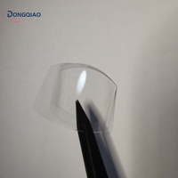 Komponen Jam Tangan Kaca Safir Kristal Lengkung Silikon Merek Dongqiao Kustom Model SWC-022 Tahan Air & Tahan Guncangan