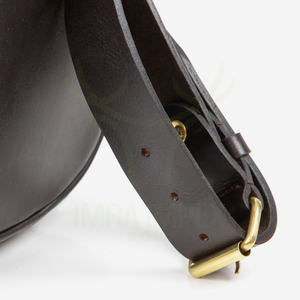 Pochette de transport pour cartouches en cuir de vachette de qualité supérieure avec ceinture, pouvant contenir 100 cartouches, durable et confortable pour les chasseurs - Product Image 6