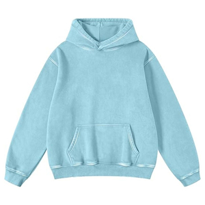 Sweats à capuche décontractés doublés pour l'hiver, imprimés personnalisés, de haute qualité, lavés à l'acide, pour femmes, 100% coton, surdimensionnés, streetwear, respirants - Product Image 6