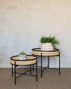 Meubles d'extérieur en rotin naturel de style élégant Table et chaise de détente pour balcon et cour Patio Table et chaise en rotin faites à la main - Product Image 2