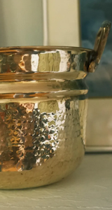 Grand pot en aluminium, finition polie, design traditionnel de ferme, décoration de jardin d'intérieur et d'extérieur, vase, pot de fleurs, vente en gros - Product Image 6