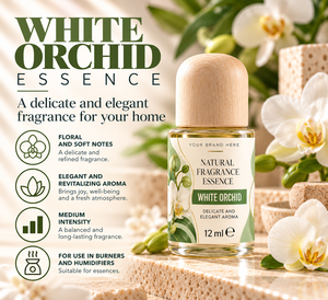 Esencia de Fragancia de Orquídea Blanca OEM 12ml |   Aroma Floral Suave para el Hogar |   Fabricante de Marca Privada España - Product Image 2
