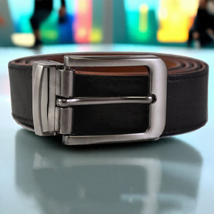 Ceinture en cuir à boucle ardillon unisexe personnaliser la mode ceintures en cuir ceinture unisexe sans boucle en cuir - Product Image 5