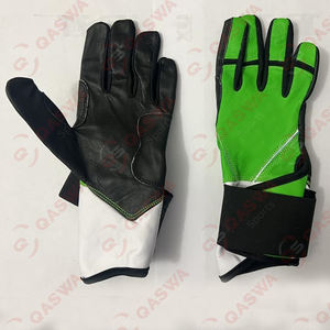 Gants de baseball antidérapants personnalisés pour l'entraînement sportif Gants de frappe de baseball en cuir véritable à bas prix - Product Image 4