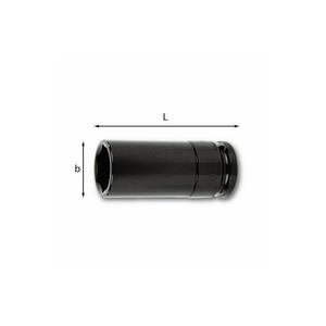 Long 3/4'' <b>Impact</b> Hexagonal <b>Sockets</b> with Thin Walls USAG Pneumatic Tools Accessories and Parts - Product Image 1