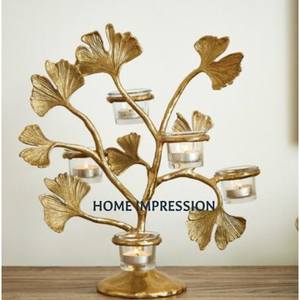 Bougeoir standard de support de concepteur d'arbre fait à la main argent Ware bougeoir en aluminium de qualité supérieure pour une utilisation en intérieur - Product Image 6