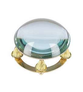 Fabricante Mayorista de Lupa de Escritorio de Metal Ligero, Color Personalizado, Logotipo Náutico Indio, Decoración Coleccionable Art Deco - Product Image 5