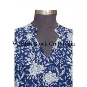 Vestido Largo de Verano para Mujer, Estilo Moderno Indio, Estampado Floral, Cuello en V, Ropa Casual con Decoración de Botones, Ecológico para Uso Diario - Product Image 4