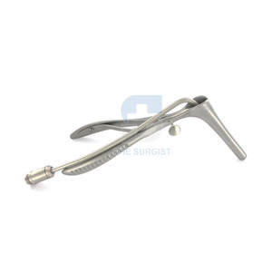 14CM Stainless Steel Killian Nasal Speculum with Integrated <b>Fiber</b> <b>Optic</b> Illumination Reusable for Surgery Use - Product Image 1