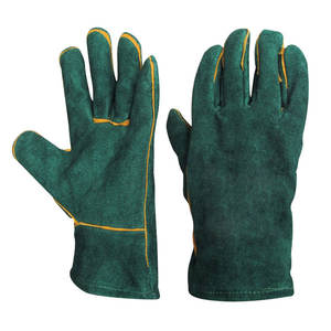 Soudure en cuir de chèvre Meilleurs gants de soudage en cuir de qualité supérieure Arrivée Résistance à la chaleur Gants de sécurité raisonnables Résistance à la chaleur - Product Image 1