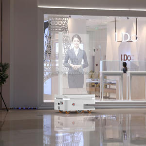 Affichage numérique OLED transparent 55 pouces pour panneau, support au sol, publicité en intérieur, ascenseur, Android/Windows - Product Image 1