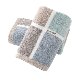 Meilleures ventes : Ensemble de 8 serviettes de bain en coton 100 % écologique, respirantes, durables, séchage rapide, nouveau design, logo personnalisé, couleur unie - Product Image 1
