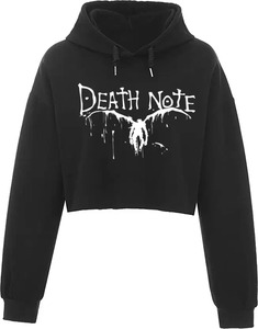 Sweat à capuche court imprimé à manches longues pour femmes personnalisé-Qualité supérieure Convient parfaitement à toutes les occasions - Product Image 1