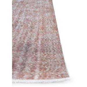 พรมขนสัตว์ถักมือสีเบจและสีน้ำตาลสไตล์วินเทจ รุ่น Pae-2261 ลายแบบนามธรรม สำหรับห้องนั่งเล่น ห้องโถง ทางเดิน รูปทรงสี่เหลี่ยมผืนผ้า ทำด้วยมือ - Product Image 4