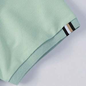 OEM último diseño Polos baratos personalizados Polos hombres algodón tejido de punto Polo camisas - Product Image 6