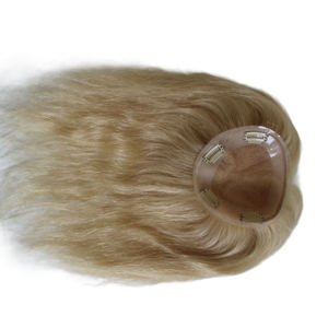 Venta al por mayor 100% tupé de cabello humano para las mujeres atadas a mano cruda vietnamita virgen pelo suave y cómodo - Product Image 2