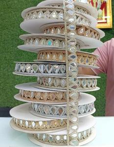 Ribete de Encaje Bordado con Diseño Floral Vintage Ecológico Hecho a Medida para Chaquetas, Bolsos, Manualidades, Costura - Product Image 5