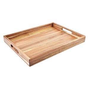 Plateau en bois de luxe le plus vendu de qualité supérieure artisanat fait à la main plateau de service pour la cuisine à domicile et l'utilisation de la vaisselle de table - Product Image 1