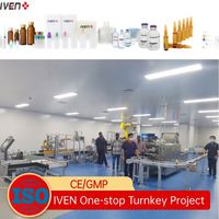 Système d'usine clé en main complet et intégré certifié CE pour la ligne d'emballage de flacons injectables et de sirops en ampoules orales