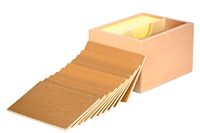 Tabletas táctiles Montessori de madera para niños, juguete para regalo educativo temprano