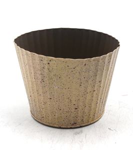 Vente chaude En Vrac Caramel Marbre Enduit Designer Jardin Extérieur Décoratif Jardinière En Métal Pot De Style Américain Pour La Décoration De Jardin - Product Image 1