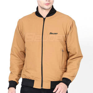 Chaqueta Bomber de Satén para Hombre al Mejor Precio, Cómoda, Elegante, con Cuello Alto, Resistente al Viento, Transpirable, Ajustable, para Invierno - Product Image 1