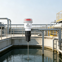 Transmetteur de niveau de liquide ultrasonique intégré, surveillance 4-20mA RS485 pour réservoir d'eau et traitement des eaux usées