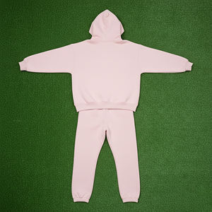 ชุดเซ็ตเสื้อฮู้ดดี้และกางเกงจ็อกเกอร์สตรีทแวร์ผ้าฝ้าย 100% ผลิตตามสั่ง เนื้อผ้าหนา ระบายอากาศได้ดี เหมาะสำหรับใส่ออกกำลังกาย - Product Image 2