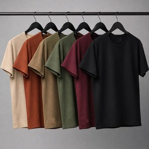 T-shirts 100% coton de haute qualité pour tous, sans commande minimum requise, services d'impression et de broderie personnalisés disponibles - Product Image 5