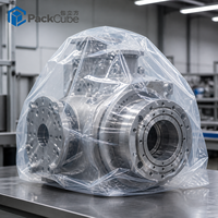 Sacs en plastique LDPE robustes sur mesure pour pièces de machines, emballage protecteur imperméable et anti-poussière