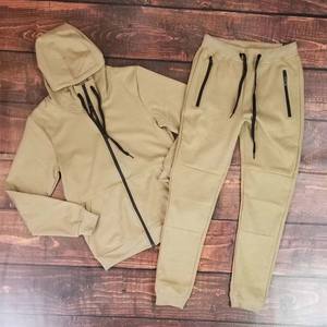 PRINTEMPS ET AUTOMNE HOMME NOUVELLE IMPRIMÉ DE SPORT COMBINAISON À CAPUCHON HOMME LUXE PELUCHE ZIPPER CASUAL SPORTSWEAR COSTUME - Product Image 1