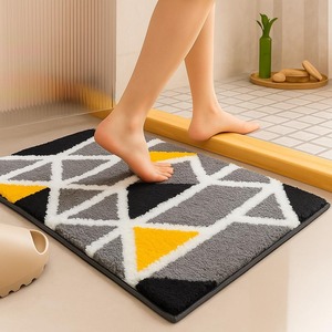 Tapis de sol antidérapant super doux en microfibre pour salle de bain/chambre à coucher/cuisine/maison - Product Image 1