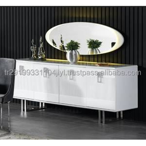 Mesa Consola Blanca Elips de Athome Furniture para Comedor, Origen TR - Product Image 1