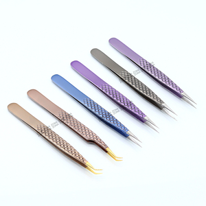 Pinzas Profesionales Japonesas de Acero Inoxidable para Extensión de Pestañas, Punta de 90 Grados, Antideslizantes, Duraderas y con Punta Suave, Gran Venta - Product Image 6