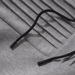 Nuevo mejor estilo de ropa de invierno sudaderas con capucha para hombres y de talla grande Color sólido al por mayor Sudadera con capucha de gran tamaño - Product Image 3