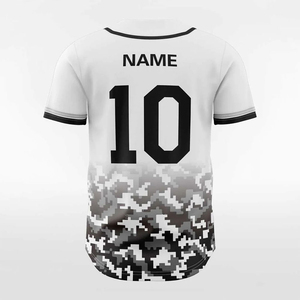 Maillots de baseball design Sublimation Logo de l'équipe imprimé Nom Numéro Fashion Baseball Baseball Baseball Jersey - Product Image 5