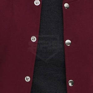 Veste d'hiver pour hommes grande taille en vente en ligne pour l'extérieur col montant veste Letterman pour hommes vente en gros - Product Image 6