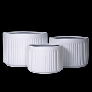 Macetas de madera Macetas de mesa Macetas Hogar natural y habitación de hotel y jardín Decoración interior de madera redonda decorativa - Product Image 2