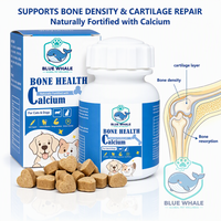 Tablet Kalsium Dikalciuk Fosfat & Vitamin D3 Suplemen Anjing & Kucing untuk Tulang & Gigi Kuat, Mendukung Kesehatan Sendi 120g