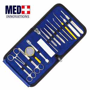 Kit de Práctica de Entomología de Acero Inoxidable con Certificación CE para Estudiantes de Entomología, Biología y Laboratorios Médicos por Med Innovation - Product Image 1