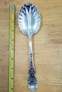 Juego de cucharas de acero inoxidable con diseño de hojas con acabado de espejo pulido estilo elegante perfecto para servir utensilios de cocina de boda - Product Image 6